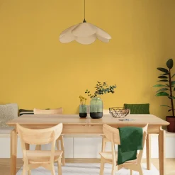 Sale Papier peint intissé OPAL coloris jaune moutarde - 4MURS Papiers Peints