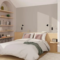 Outlet Papier peint intissé PALAZZO coloris lin - 4MURS Papiers Peints