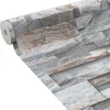 Hot Papier peint intissé PAREMENT PIERRE NATURELLE gris béton - 4MURS Papiers Peints