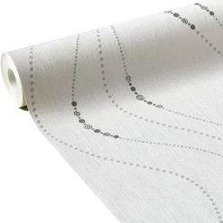 Online Papier peint intissé PERLIA coloris blanc - 4MURS Papiers Peints