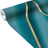 Best Papier peint intissé PIAZZA coloris bleu paon - 4MURS Papiers Peints