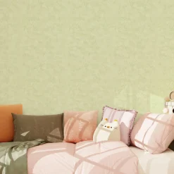Best Papier peint intissé RAVENNE coloris vert amande - 4MURS Papiers Peints