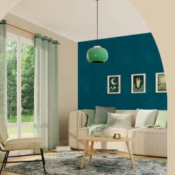 Outlet Papier peint intissé RAVENNE coloris bleu pétrole - 4MURS Papiers Peints