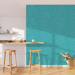 Outlet Papier peint intissé RAVENNE coloris bleu turquoise - 4MURS Papiers Peints
