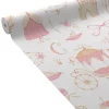 New Papier peint intissé ROSALY LAND coloris rose dragée - 4MURS Enfant Papiers Peints Enfant|Papiers Peints