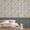 Clearance Papier peint intissé SOUBASSEMENT MOULURES vert de gris - Papiers Peints