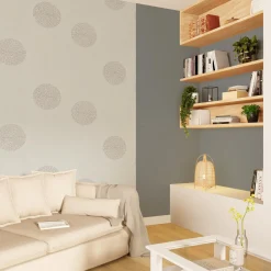 Sale Papier peint intissé SPOT coloris blanc - 4MURS Papiers Peints