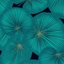 Best Papier peint intissé TAKAYAMA coloris vert émeraude - 4MURS Papiers Peints