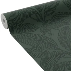 Fashion Papier peint intissé TEORA coloris Vert foncé - 4MURS Papiers Peints