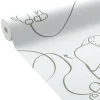Discount Papier peint intissé TIDIANE coloris vert kaki - 4MURS Enfant Papiers Peints Enfant|Papiers Peints
