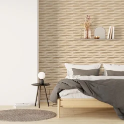 Online Papier peint intissé YOKO coloris beige - 4MURS Papiers Peints
