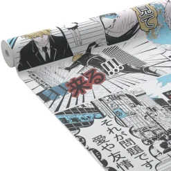 Clearance Papier peint intissé YUKIO coloris multicolore - 4MURS Papiers Peints