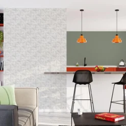 Clearance Papier peint intissé ZENITH coloris blanc perlé - 4MURS Papiers Peints