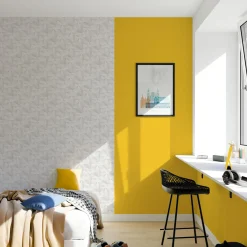 Clearance Papier peint intissé ZENITH coloris blanc perlé - 4MURS Papiers Peints