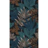 Clearance Papier peint panoramique L MAHANA 159 x 280 cm bleu et noir - 4MURS Papiers Peints Panoramiques|Papiers Peints