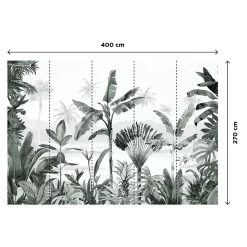 New Papier peint panoramique XL WILD WILD COLORS EVERGREEN XL 400 x 270 cm Papiers Peints Panoramiques|Papiers Peints