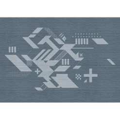 Outlet Papier peint panoramique XL JASPE 400 x 270 cm bleu jeans - 4MURS Papiers Peints Panoramiques