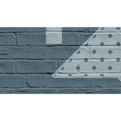 Outlet Papier peint panoramique XL JASPE 400 x 270 cm bleu jeans - 4MURS Papiers Peints Panoramiques
