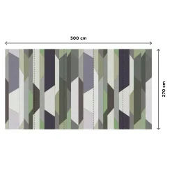 Outlet Papier peint panoramique XXL THEOTIME 500 x 270 cm vert - 4MURS Papiers Peints Panoramiques