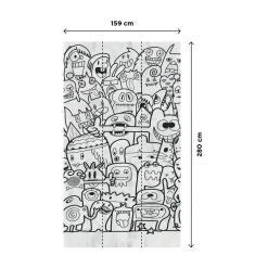 Online Papier peint panoramique L WILLY 159 x 280 cm - 4MURS Papiers Peints Panoramiques