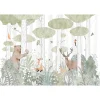 Best Papier peint panoramique XL CALM FOREST LIFE 400 x 270 cm - Enfant Décors Panoramiques Enfant|Papiers Peints Enfant