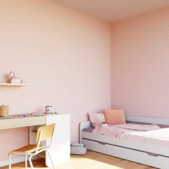 Sale Papier peint panoramique XL ZENNA 400 x 270 cm rose poudré - 4MURS Papiers Peints Panoramiques