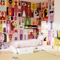 Best Papier peint panoramique XL PELMEL 400 x 270 cm multicolore - 4MURS Papiers Peints Panoramiques|Papiers Peints