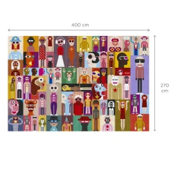 Best Papier peint panoramique XL PELMEL 400 x 270 cm multicolore - 4MURS Papiers Peints Panoramiques|Papiers Peints