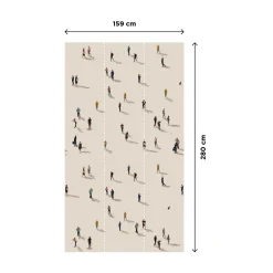 Best Papier peint panoramique L PEOPLE 159 x 280 cm - 4MURS Papiers Peints Panoramiques