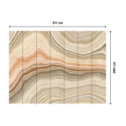 Discount Papier peint panoramique XL STRATELLA 371 x 280 cm - 4MURS Papiers Peints Panoramiques|Papiers Peints