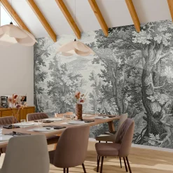 Clearance Papier peint panoramique XL FANCY FOREST 400 x 270 cm - 4MURS Papiers Peints Panoramiques|Papiers Peints