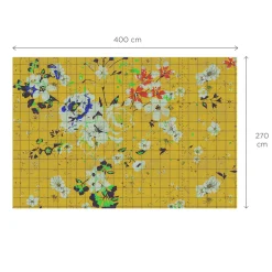 Fashion Papier peint panoramique XL FLAID 400 x 270 cm jaune bouton d'or Papiers Peints Panoramiques|Papiers Peints