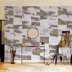 Sale Papier peint panoramique XL PATCHY 400 x 270 cm taupe - 4MURS Papiers Peints Panoramiques|Papiers Peints