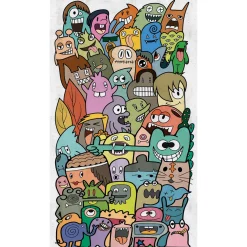 Hot Papier peint panoramique L RICKY 159 x 280 cm - 4MURS Papiers Peints Panoramiques