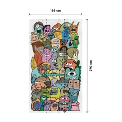Hot Papier peint panoramique L RICKY 159 x 280 cm - 4MURS Papiers Peints Panoramiques