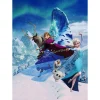 Hot Papier peint panoramique L LA REINE DES NEIGES 200 x 280 cm - 4MURS Enfant Décors Panoramiques Enfant|Papiers Peints Enfant