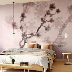Sale Papier peint panoramique XL RAMA 400 x 270 cm rose poudré - 4MURS Papiers Peints Panoramiques|Papiers Peints