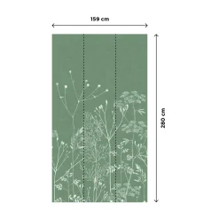Outlet Papier peint panoramique L LIBELUNE 159 x 280 cm - 4MURS Papiers Peints Panoramiques|Papiers Peints