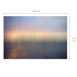 Best Papier peint panoramique XL LUTIME 400 x 270 cm gris bleuté - 4MURS Papiers Peints Panoramiques|Papiers Peints