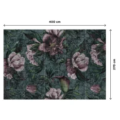 New Papier peint panoramique XL BLOMSTER 400 x 270 cm - 4MURS Papiers Peints Panoramiques|Papiers Peints