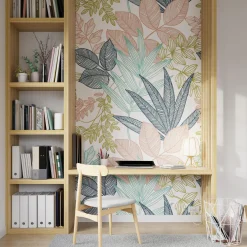 Clearance Papier peint panoramique L MAHANA 159 x 280 cm multicolore - Papiers Peints Panoramiques|Papiers Peints