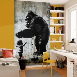 Sale Papier peint panoramique L GORILLA 159 x 280 cm - 4MURS Papiers Peints Panoramiques