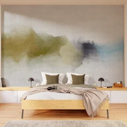 Fashion Papier peint panoramique XL INKY 400 x 270 cm vert anis et bleu aqua Papiers Peints Panoramiques|Papiers Peints