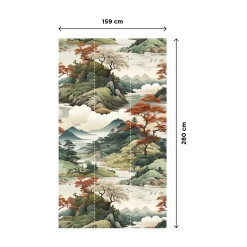 Outlet Papier peint panoramique L NISHINO 159 x 280 cm - 4MURS Papiers Peints Panoramiques|Papiers Peints