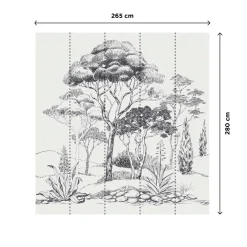 Discount Papier peint panoramique XL DIGNAC 265 x 280 cm - 4MURS Papiers Peints Panoramiques|Papiers Peints