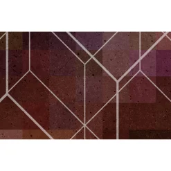 Online Papier peint panoramique XL PIXELCOLORS 400 x 270 cm rose fuchsia et orange sanguine Papiers Peints Panoramiques|Papiers Peints