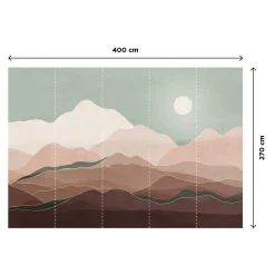Outlet Papier peint panoramique XL TOUBKAL SUNSET 400 x 270 cm - Papiers Peints Panoramiques|Papiers Peints