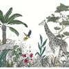 Discount Papier peint panoramique XL DAY COLOR JUNGLE 300 x 270 cm - Enfant Papiers Peints Enfant|Papiers Peints Panoramiques