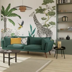 Discount Papier peint panoramique XL DAY COLOR JUNGLE 300 x 270 cm - Enfant Papiers Peints Enfant|Papiers Peints Panoramiques