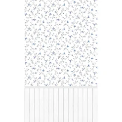 Fashion Papier peint panoramique L BETTINA PANEL 159 x 280 cm bleu jean et écru Enfant Papiers Peints Enfant|Papiers Peints Panoramiques